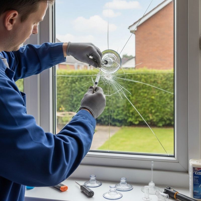 Cracked Window Repair in Alpharetta, GA