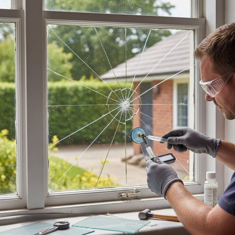 Cracked Window Repair in Kansas City, KS