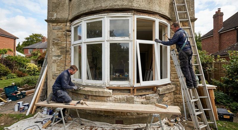 Curved Window Repair in Kansas City, KS