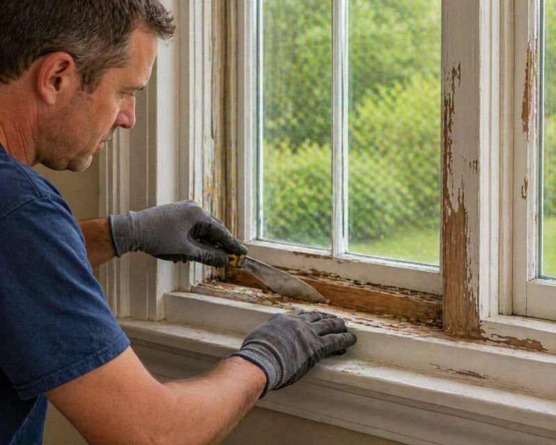 Wood Window Repair in Alpharetta, GA